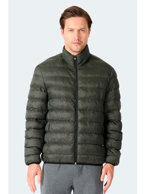 Slazenger Braum Erkek Şişme Koyu Gri Mont & Kaban