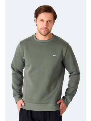 Slazenger MEGAR I Erkek  Haki Sweatshırt