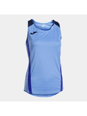Joma 902521.383 Montreal Kadın Kolsuz Mavi Spor Tişört