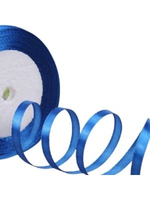 Nuvigo Saten Kurdele 6 mm Petrol Mavisi 1 Metre