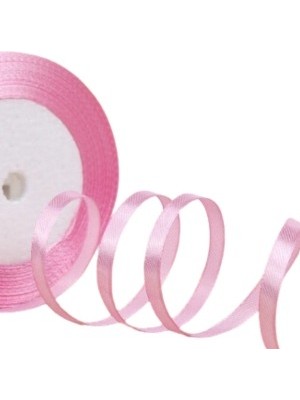Nuvigo Saten Kurdele 3 Mm Pembe 5 Metre