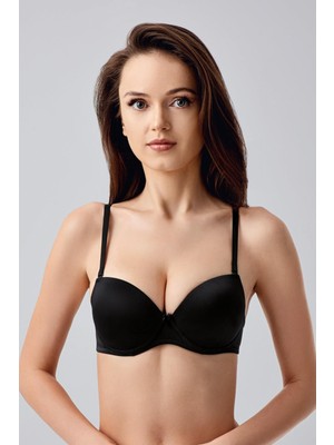 Cotonhause Kadın Push-Up Siyah Sütyen – Şekillendirici Model C0T2N0733
