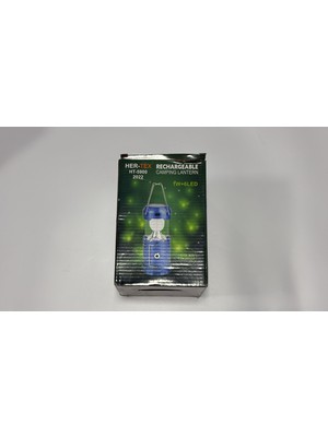 Güneş Enerjli Solar Şarjlı Kamp Lambası 1 W+6 LED 5800T Çok Renkli