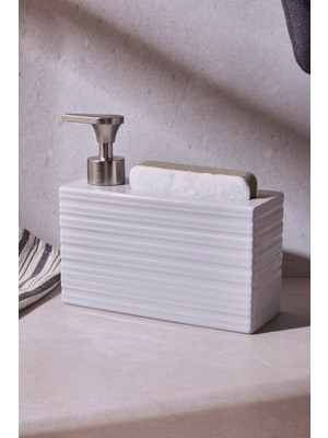 Perotti Ash Grey 750 ml Porselen Mutfak Sıvı Sabunluk