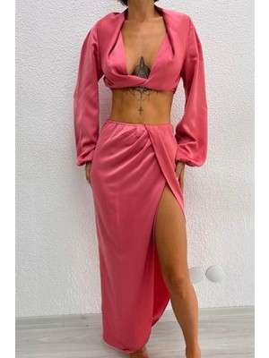 BMD Satena 2li Elbise - Pembe