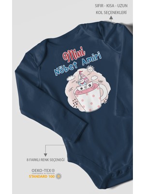 Morivo Kids Mini Nöbet Amiri Baskılı Bebek Zıbını – Çıtçıtlı Body | %100 Pamuk Uzun Kol
