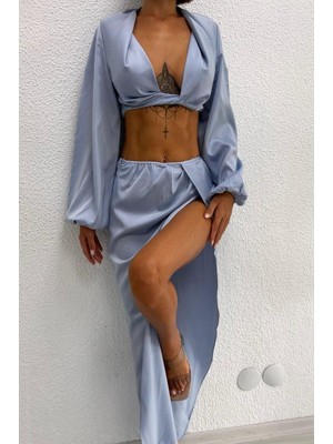 BMD Satena 2li Elbise - Mavi