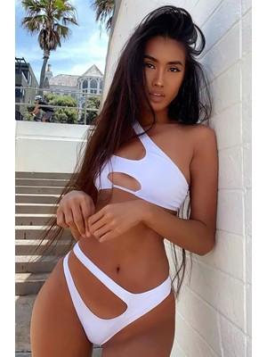 BMD Orabella Asimet Bikini - Beyaz