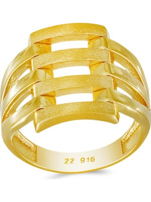 22 Ayar Altın Kaburga Yüzük T076630