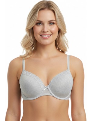 Bonbon Kadın Pamuklu Kuplu Süs Dantelli Sütyen BB2108