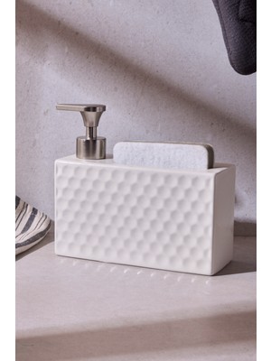 Perotti Ash Beige 750 ml Porselen Mutfak Sıvı Sabunluk