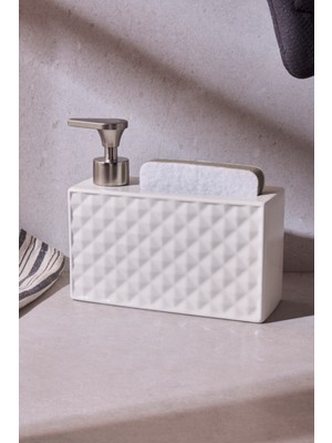 Perotti Ash Beige 750 ml Porselen Mutfak Sıvı Sabunluk