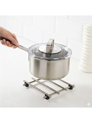 IKEA Lämplıg Nihale, Paslanmaz Çelik, 18X18 cm