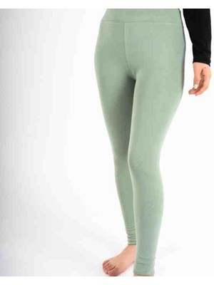 Zackha Yeşil Yüksek Bel Dalgıç Tayt