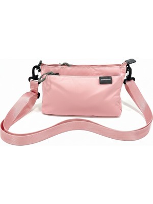 Sanmorris Kadın 3 Bölmeli Paraşüt Kumaş Ayarlanabilir Çapraz Askılı Çanta