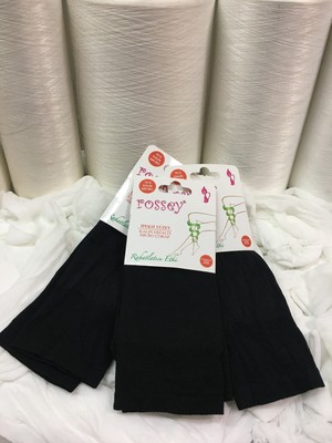 Rossey Micro KALIN(70D) Ipek Doku Dizaltı Çorap-Siyah 500-(12 Çift)