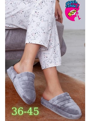 Neon Shoes Unisex Önü Kapalı Peluş Bohça Damat Gelin Çeyiz Terlik Sessiz Eva Taban Misafir Ev Terliği