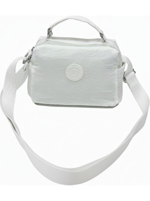 Sanmorris Kadın Suya Dayanıklı Paraşüt Kumaş Ayarlanabilir Çapraz Askılı Küçük Boy El ve Omuz Çantası