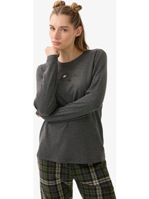 Blackspade Kadın Pijama Takımı 51936 - Antrasit