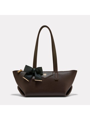 Black Ribbon Kadın Kahve Omuz Çantası - Lily Tote Bag