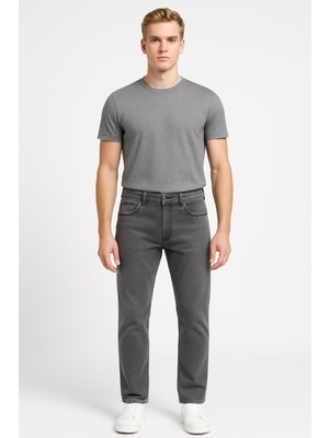 Black Wood Erkek Slim Fit Dar Paça Esnek Likralı Denim Jeans Kot Pantolon - 7411