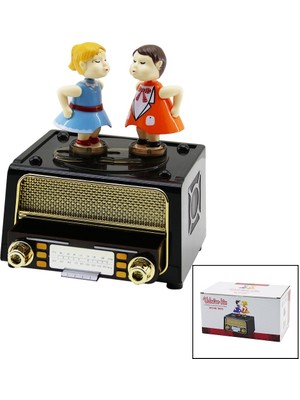 Judge Müzi̇kli̇ Dekorati̇f Nostalji̇k Radyo - Dans Eden Çocuklar - Taki Kutusu (5422)