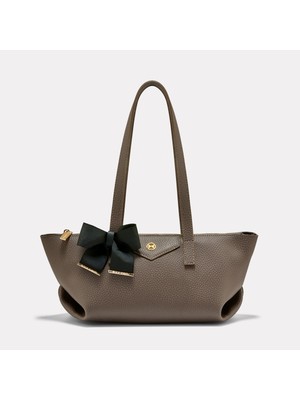 Black Ribbon Kadın Vizon Omuz Çantası - Lily Tote Bag