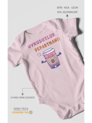 Morivo Kids Uykusuzluk Departmanı Baskılı Bebek Zıbını – Çıtçıtlı Body | %100 Pamuk Kısa Kol