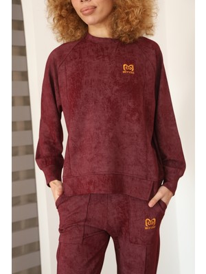 Yıkamalı Modal Pantolonlu Takım