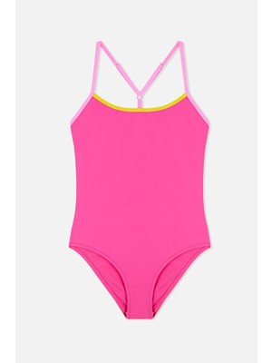 Ayyıldız 4958 Fuşya Kız Çocuk Mayo