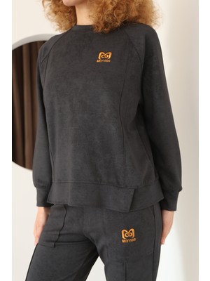 Yıkamalı Modal Pantolonlu Takım