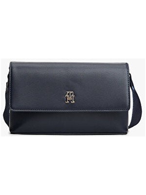 Tommy Hilfiger Latam Solid Suni Deri Çapraz Çanta