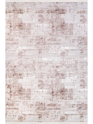 Verrino Halı Rose 04 Kahve Serisi Akrilik Salon Oturma Yatak Odası Halısı