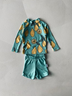 RG Brand UV Korumalı Bebek Uzun Kollu Şort Mayo – Güneş Korumalı Deniz ve Havuz Mayosu