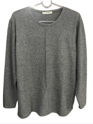 N&C Collection N&c Kazak Görünümünde Çok Yumuşak Günlük Anne BLUZU-Antrasit-3058