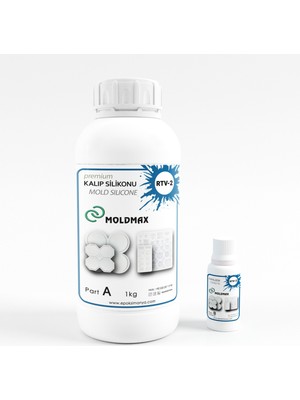 Epoksimax Rtv-2 Kalıp Silikonu 10 Shore Yarı Transparan Premium