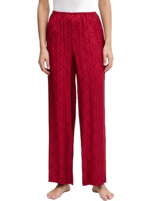Calvin Klein Kadın Kırmızı Aop Desenli Pijama Altı LV00QS7536