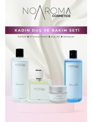 Noaroma SEXY GRAFFITI Muadili KADIN DÖRTLÜ DUŞ VE BAKIM SETİ (KOKULU)