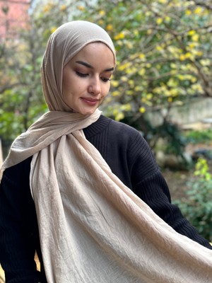 Shalby Tesettür Pamuk Crash Şal