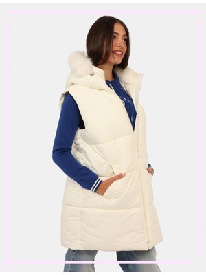 Guess Katrina Kadın Beyaz Yelek W5BL81W3282-G012