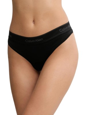 Calvin Klein Kadın Siyah Tanga LV00QF8549