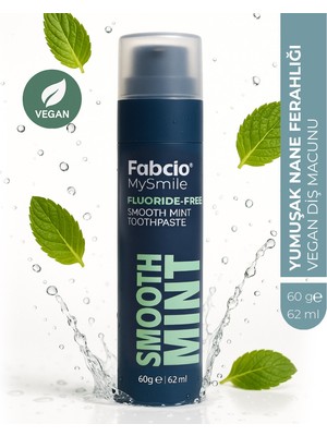 Fabcio Mysmile 60 g Florürsüz Diş Macunu Yumuşak Nane Aromalı Tam Koruma ve Beyazlatma Özellikleri
