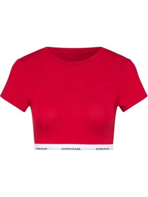 Guess Jeans Kadın Kırmızı Modal Karışımlı Bralet W5YZ02KBBU1-G585