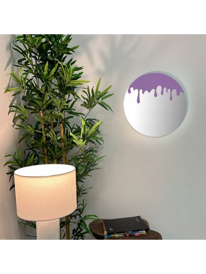 Ortakçı Design Echo Deco Akan Boya Desen Baskılı Dekoratif Ayna