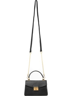 Kadın Çapraz Çanta Sheıla Piumelli Milano Bag P636 Black
