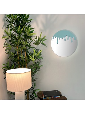 Ortakçı Design Echo Deco Akan Boya Desen Baskılı Dekoratif Ayna