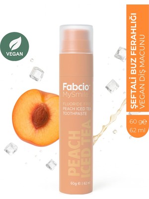 Fabcio Mysmile Florürsüz Diş Macunu – Şeftali Buz Ferahlığı