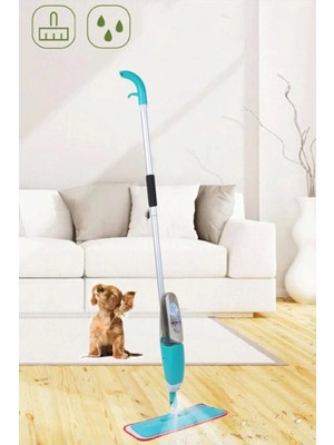 Mikrafiber Spray Mop Hazneli ve Pratik Temizlik Mopu ( Lisinya )