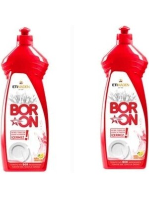 AQUABOR Sıvı Bulaşık Deterjanı Elde Yıkama 2 Adet 650 Ml* 2 Eti Maden