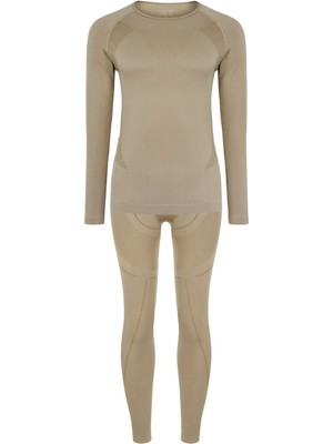 Thermoform Extreme Erkek Seamless Termal Uzun Kollu Içlik Seti Kum